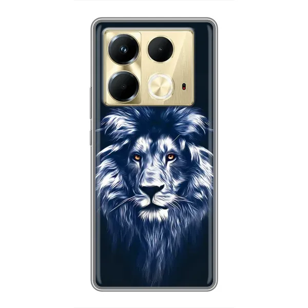 Чохол з принтом «Синій Лев» для Infinix Note 40