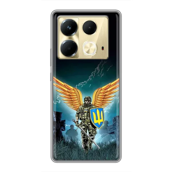 Чехол с принтом «Солдат ЗСУ» для Infinix Note 40 Чехол с принтом «Солдат ЗСУ» для Infinix Note 40