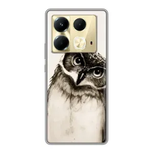 Чохол з пташками на Infinix Note 40 (VPrint) (Сова)