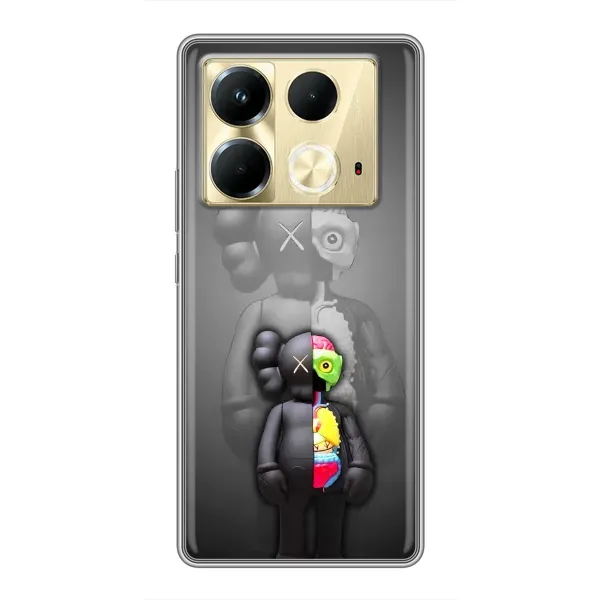 Чохол з принтом «Тіло Bearbrick» для Infinix Note 40