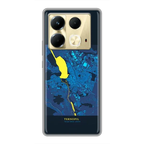 Чохол з принтом «Тернопіль» для Infinix Note 40