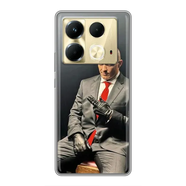 Чехол с принтом «Усик Hitman» для Infinix Note 40