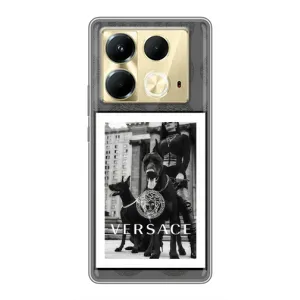 Чехлы VERSACE для Инфиникс Ноут 40 (PREMIUMPrint) (Версаче)