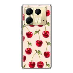 Чехлы с Фруктами для Infinix Note 40 (VPrint) (Вишня)