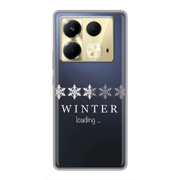 Чохол з принтом «Winter loading» для Infinix Note 40