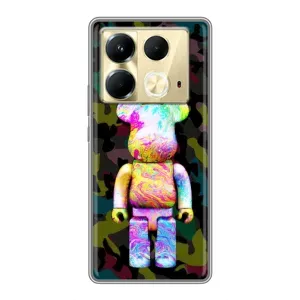 Чехлы для Infinix Note 40 - Bearbrick Louis Vuitton (PREMIUMPrint) (Яркий Bearbrick)