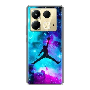 Чехлы для Infinix Note 40 - с картинкой JORDAN (AlphaPrint) (Яркий Джордан)