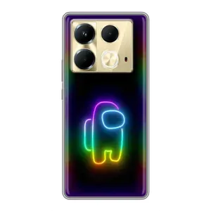 Чехол Амонг Ас для Infinix Note 40 (AlphaPrint) (Яркий скин)