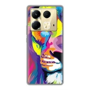 Чохол з картинкою ЛЕВ для Infinix Note 40 (VPrint) (Яскравий Лев)
