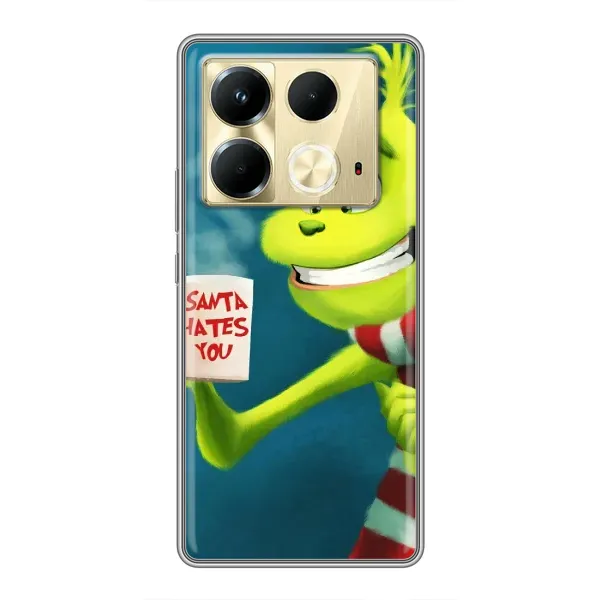 Чохол з принтом «Зелений Грінч» для Infinix Note 40