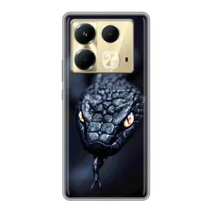 Чохол з картинкою 'Хижаки' для Infinix Note 40 (Чорна змія)