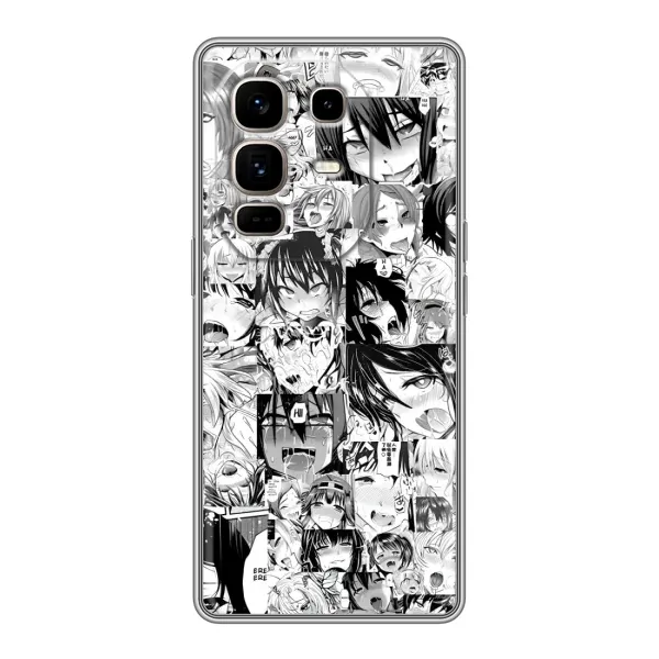 Чохол з принтом «Ahegao manga» для Infinix Note 50 Pro Plus
