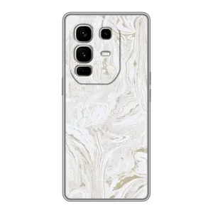 Мраморний чехол на Infinix Note 50 Pro Plus (VPrint) (Білий мрамор)
