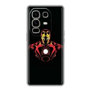 Чохли з героями Марвел Infinix Note 50 Pro Plus (VPrint) (Залізна людина)