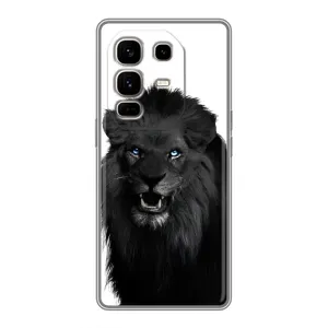 Чохли з картинкою животних Infinix Note 50 Pro Plus (Чорний ЛЕВ)