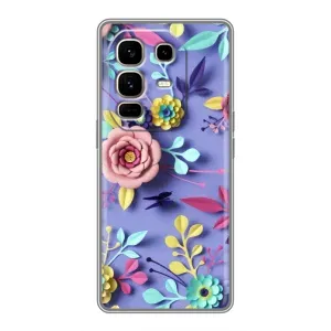 Чохли з квітами для Infinix Note 50 Pro Plus (VPrint) (Дизайн квітів)