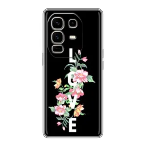 Чехлы для любимой на Ноте 50 Про Плюс (VPrint) (Квіти LOVE)