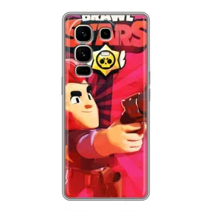 Чехол для Infinix Note 50 Pro Plus Бравл Старс (VPrint) (Дуелянт Кольт)