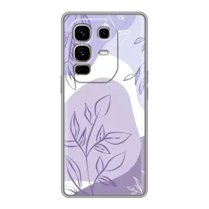 Силконовий чохол з принтом в квітах на Infinix Note 50 Pro Plus