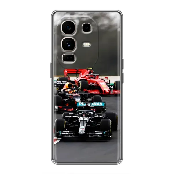 Чохол з принтом «Гонка Формула 1» для Infinix Note 50 Pro Plus