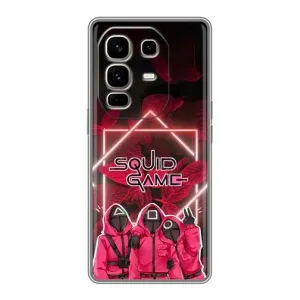 Чохол Гра в кальмара для Infinix Note 50 Pro Plus (Охоронці Гра кальмара)