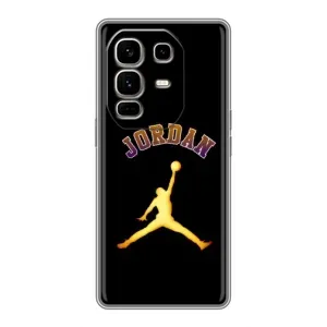 Чохли для Infinix Note 50 Pro Plus - з картинкою JORDAN (AlphaPrint) (Jordan Gold)