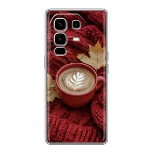 Чохол з унікальним дизайном 'Осінь з кавою' для Infinix Note 50 Pro Plus (Кава на ковдрі)