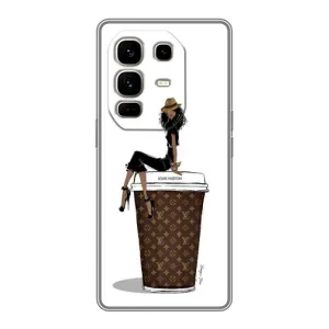 Чохли Луі Вітон для Infinix Note 50 Pro Plus (AlphaPrint - LOUIS VUITTON) (кава LOUIS VUITTON)