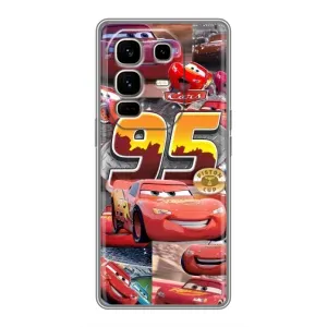 Силіконовий чохол Маквін для Infinix Note 50 Pro Plus (Колаж Блискавка Маквін)