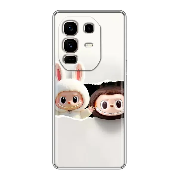 Чохол з принтом «Лабубу» для Infinix Note 50 Pro Plus