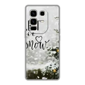 Новорічні, Святкові Чохли для Infinix Note 50 Pro Plus - 2024 год (Let it snow)