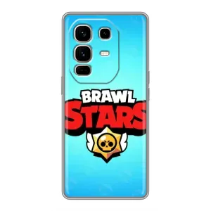 Чехлы Brawl Stars для Infinix Note 50 Pro Plus (AlphaPrint) (Лого Бравл Старс)