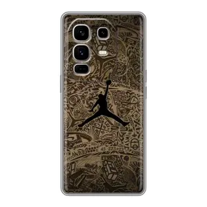 Чохли для Infinix Note 50 Pro Plus - з картинкою JORDAN (AlphaPrint) (Logo Jordan)