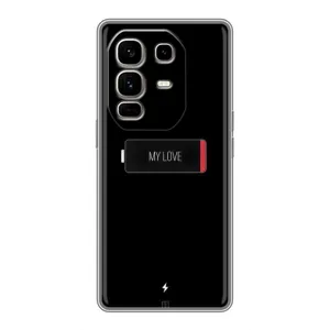 Чехлы для любимой на Ноте 50 Про Плюс (VPrint) (Love battery)