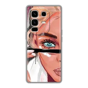 Чохол з друком для Infinix Note 50 Pro Plus - (Мода) (AlphaPrint) (Макіяж)
