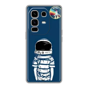 Чохол NASA для Infinix Note 50 Pro Plus (AlphaPrint) (Хлопчик в шоломі)