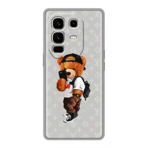 Бренднові Чохли для Infinix Note 50 Pro Plus - (PREMIUMPrint) (Ведмедик Луі)