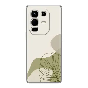 Чохол з принтом «Зелена монстера дизайн» для Infinix Note 50 Pro Plus