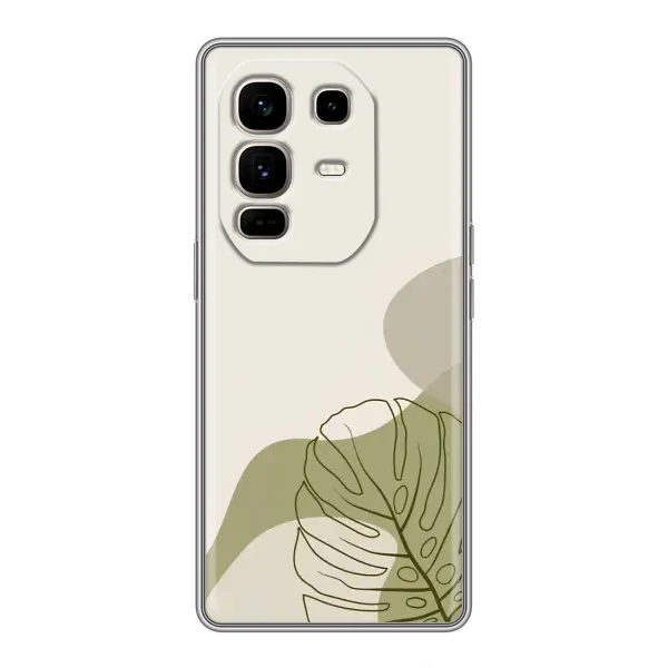 Чохол з принтом «Зелена монстера дизайн» для Infinix Note 50 Pro Plus