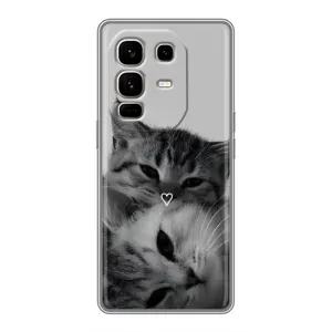 Чохол з малюнком кіт на Infinix Note 50 Pro Plus (Пара котів)
