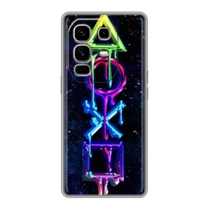 Чохли з тематикою Кіберспорт для Infinix Note 50 Pro Plus (VPrint) (Pleystation лого)