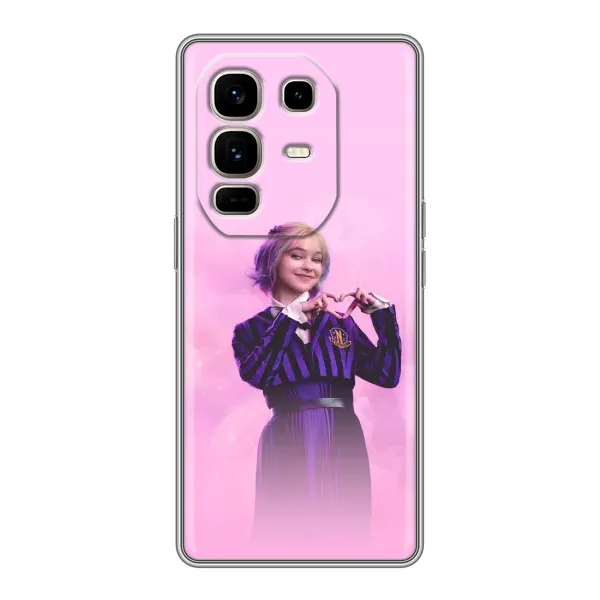 Чохол з принтом «Яскрава Енід Венздей» для Infinix Note 50 Pro Plus