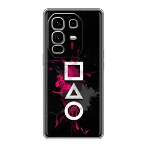 Чохол Гра в кальмара для Infinix Note 50 Pro Plus (Символи Гра кальмара)