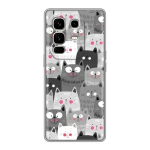 Чохли з Котиками для Infinix Note 50 Pro Plus (VPrint) (Мальовані котики)