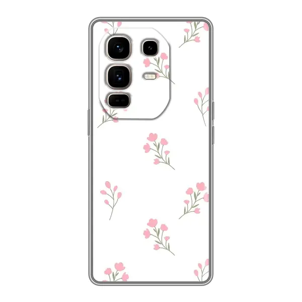 Чехол с принтом «Розовые цветы» для Infinix Note 50 Pro Plus Чехол с принтом «Розовые цветы» для Infinix Note 50 Pro Plus