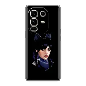 Чохли Венсдей на Infinix Note 50 Pro Plus Уенсдей (AlphaPrint) (серйозна Венздей)