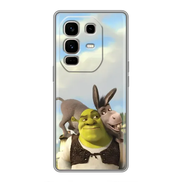 Чохол з принтом «Шрек та Осел» для Infinix Note 50 Pro Plus