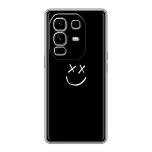 Чохол для Ноте 50 Про Плюс - (AlphaPrint) з принтом (ТОП продажів) (Смайл)