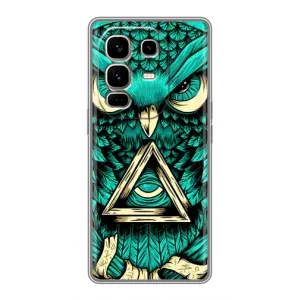 Чохол з пташками на Infinix Note 50 Pro Plus (VPrint) (Сова з оком)