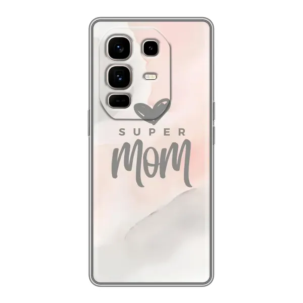 Чохол з принтом «Супер мама» для Infinix Note 50 Pro Plus